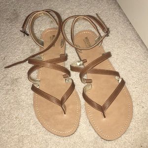 Brown sandals